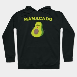 Mamacado Mom and Avocado Funny Pregnancy Hoodie